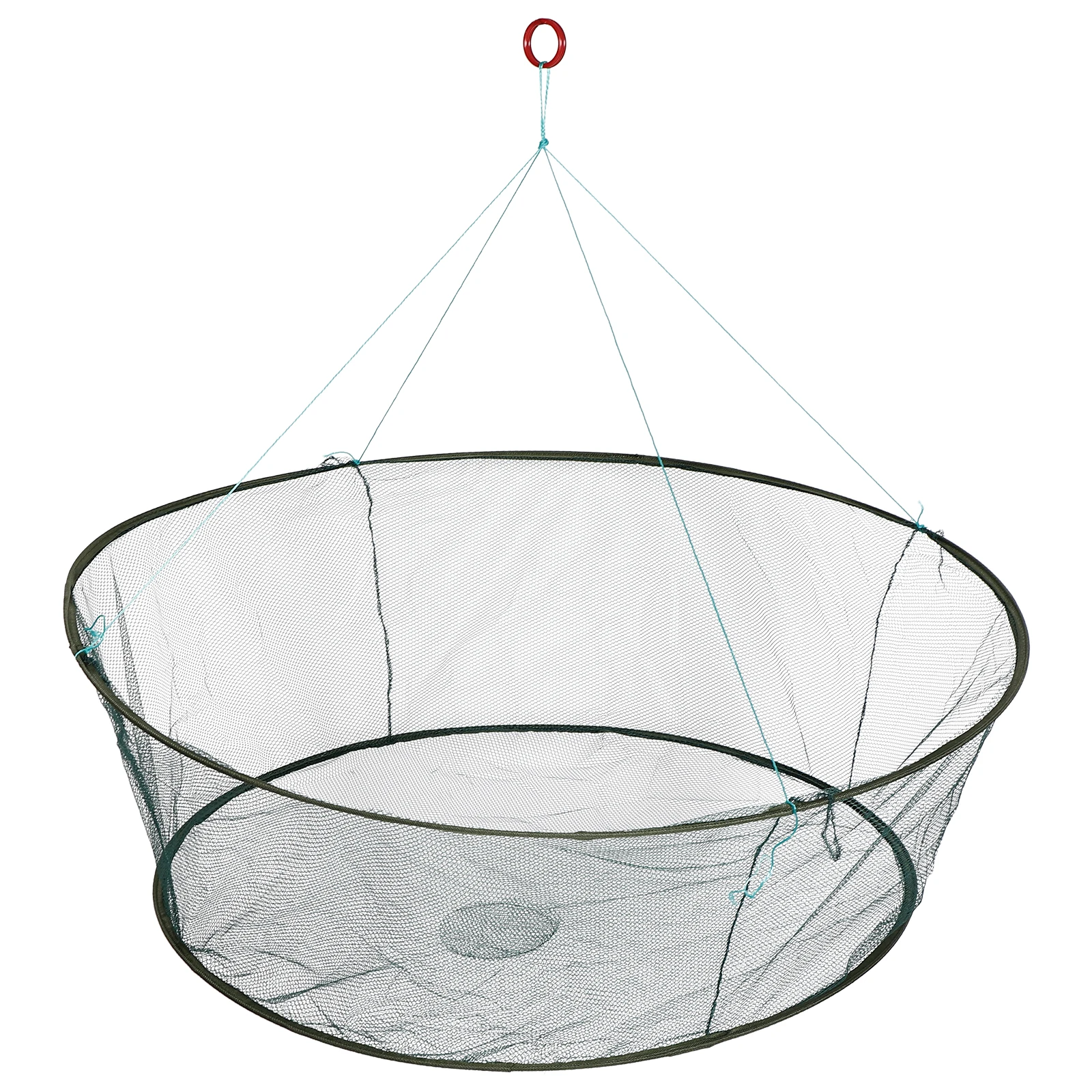 

1pc Portable Fishing Net Lightweight Foldable Crabbing Equipment Durable Material Cast Exposure Nets for Dock Pond Use