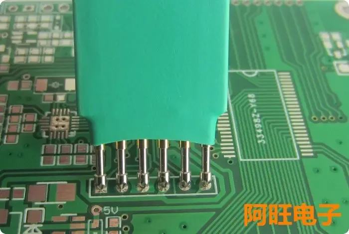 Broche supérieure de câble de téléchargement de gravure, 2.54mm-6P, sonde de programme d'écriture, broche de test, broche à ressort, 6 broches