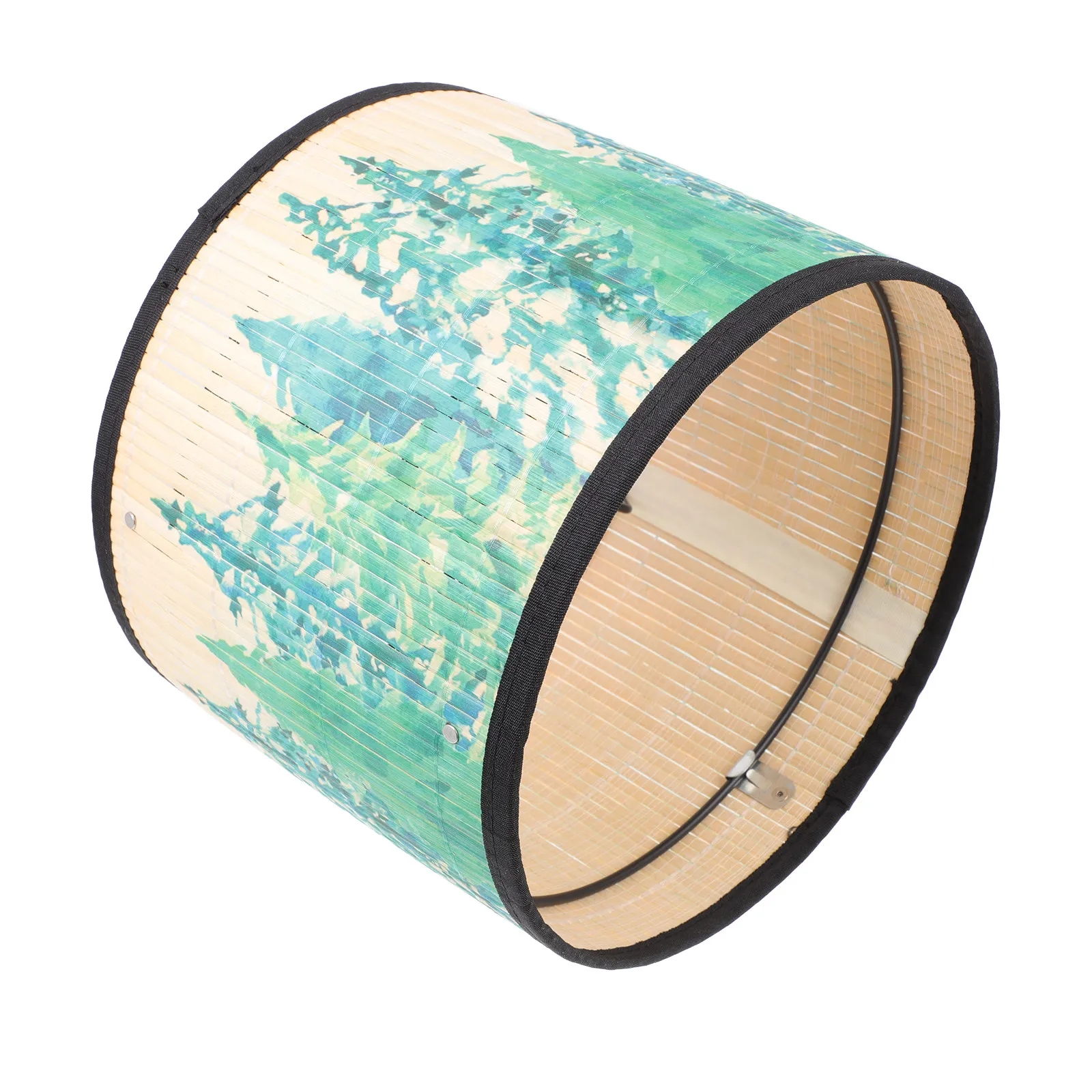 

Bamboo Iron Lampshade E27 Cover Durable Fresh Style Home Lighting Table Floor Ceiling Wall Light Shade Decor Accessory