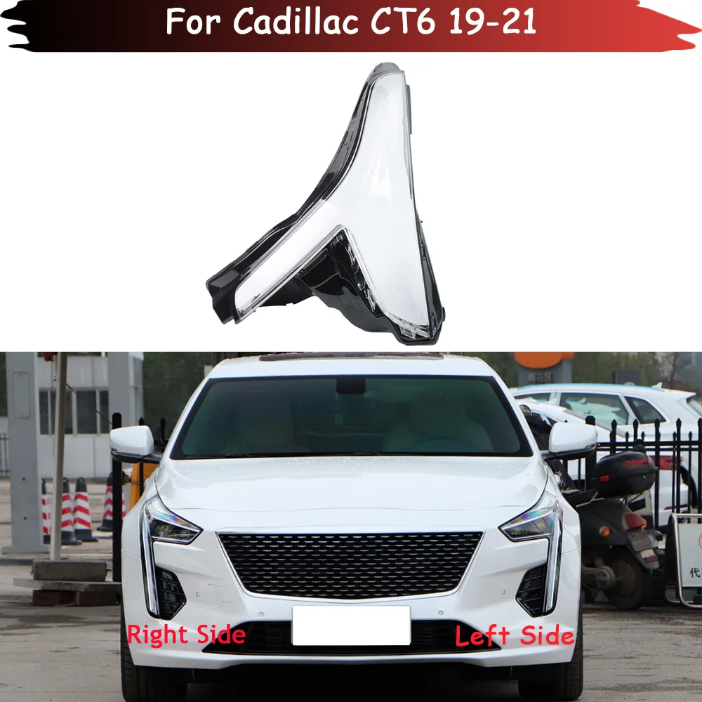 

Car Lens Glass Head Light Lamp Headlamp Shell Transparent Lampshade Lampcover Headlight Cover For Cadillac CT6 2019 2020 2021