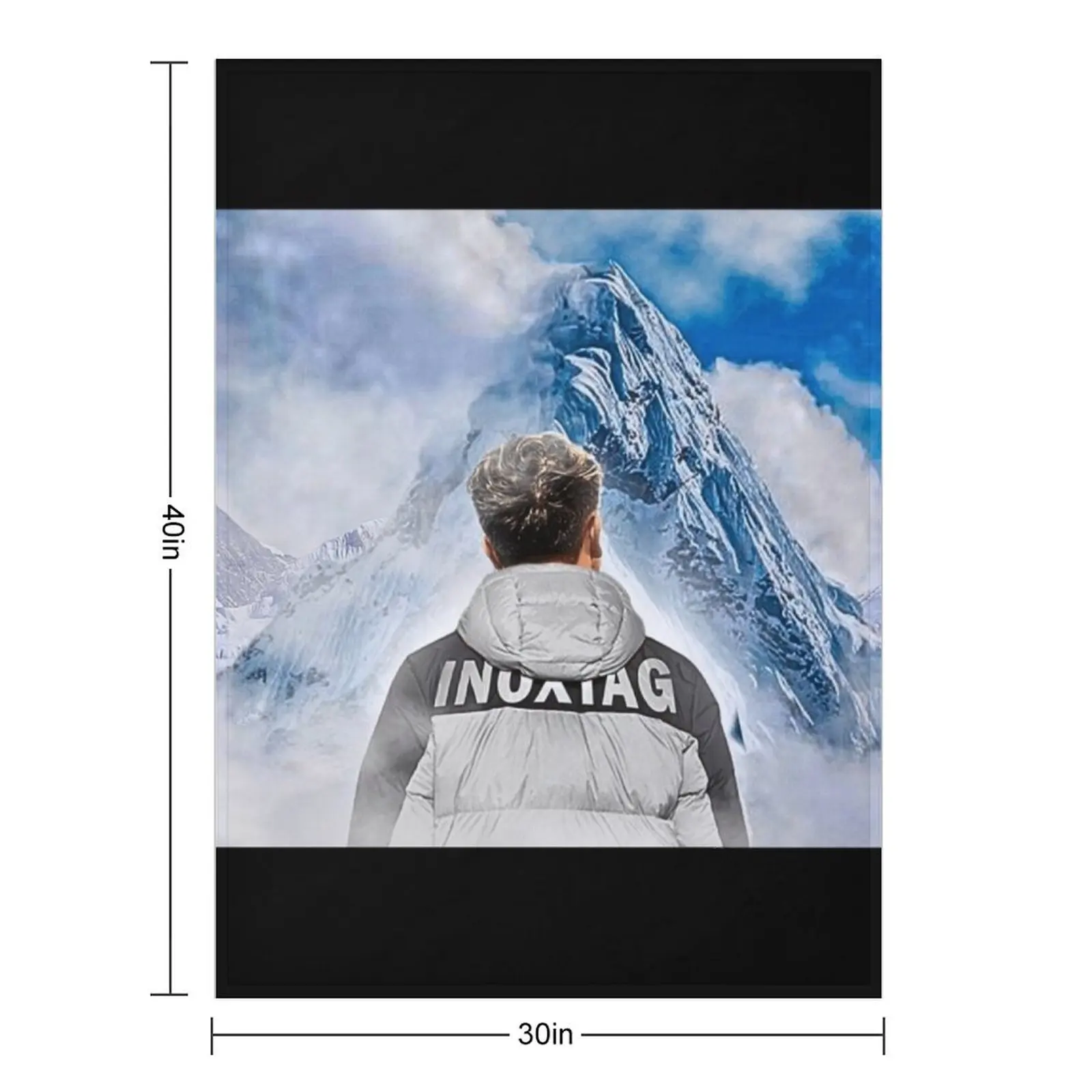 Inoxtag Everest - بطانية رمي إينوكس للأريكة رقيقة أنعم قيلولة بطانيات سميكة فاخرة #3