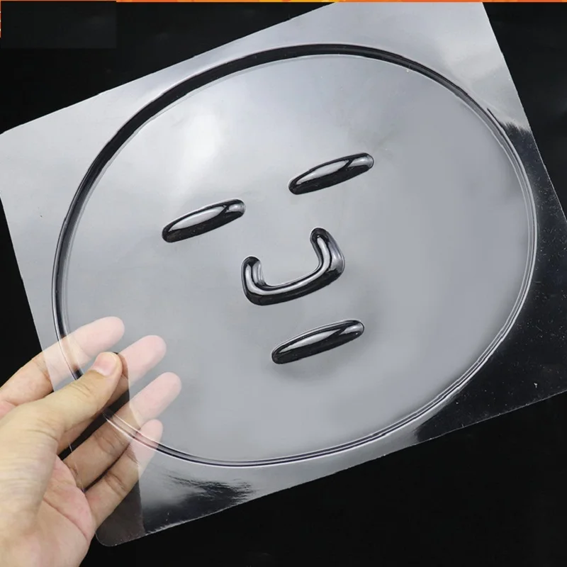 DIY Face Mask Blister Tray Soft Silicone Mask Supporting Mold Tray Powder Seaweed Gel Mask Mould Facial Beauty Tool