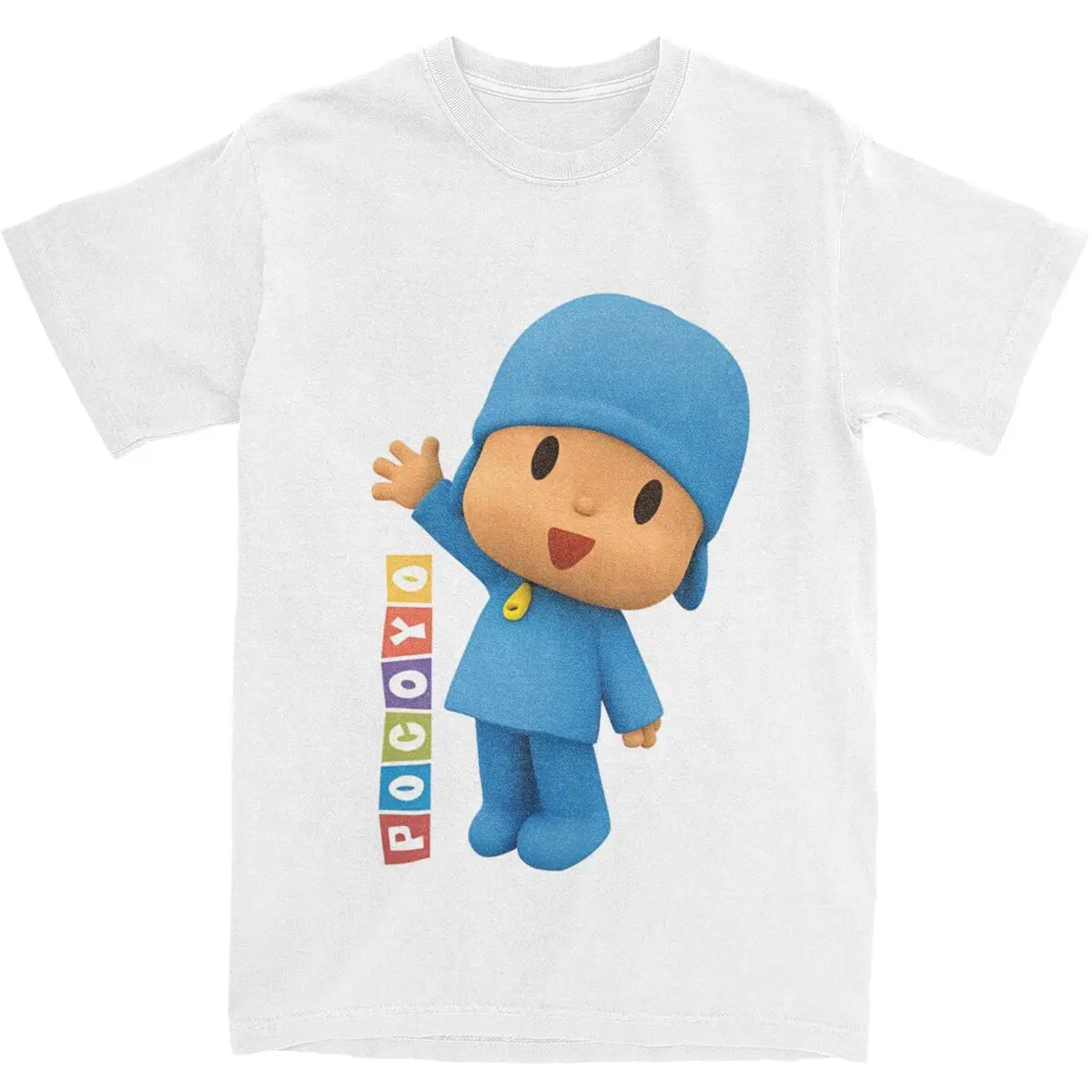 

Fourpoc Show P-pocoyo Elly Pato Cotton T Shirts Fashion Tshirt for Men Summer Y2K Retro Custom Logo Short Sleeve Tees