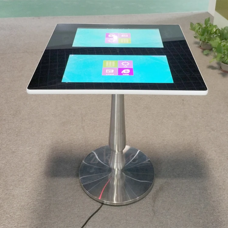 Custom 21.5 Inch Capacitive Touchscreen Smart Coffee Table With Single Screen