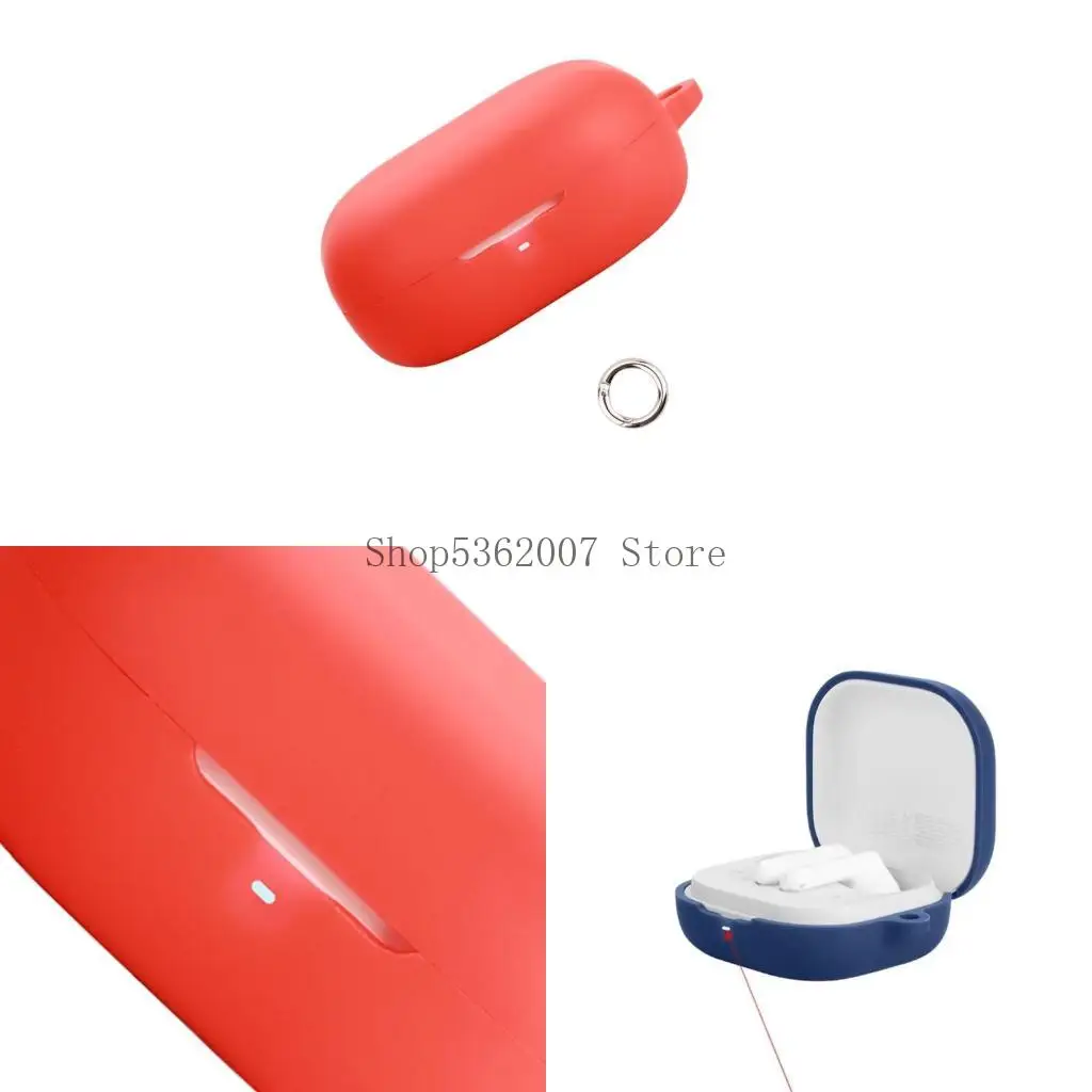 

Гибкий наушник защитный корпус Шокопомочительный корпус, промытый корпус Антидочный рукав предотвращает вход грязи для наушников