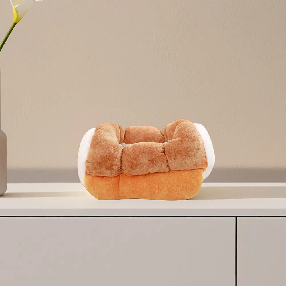 2Pcs Realistic Soft Tissue Box Cover for Home Car Interior Decorative Napkin Holder Stand Novelty Cute Paper Dispenser Accessory