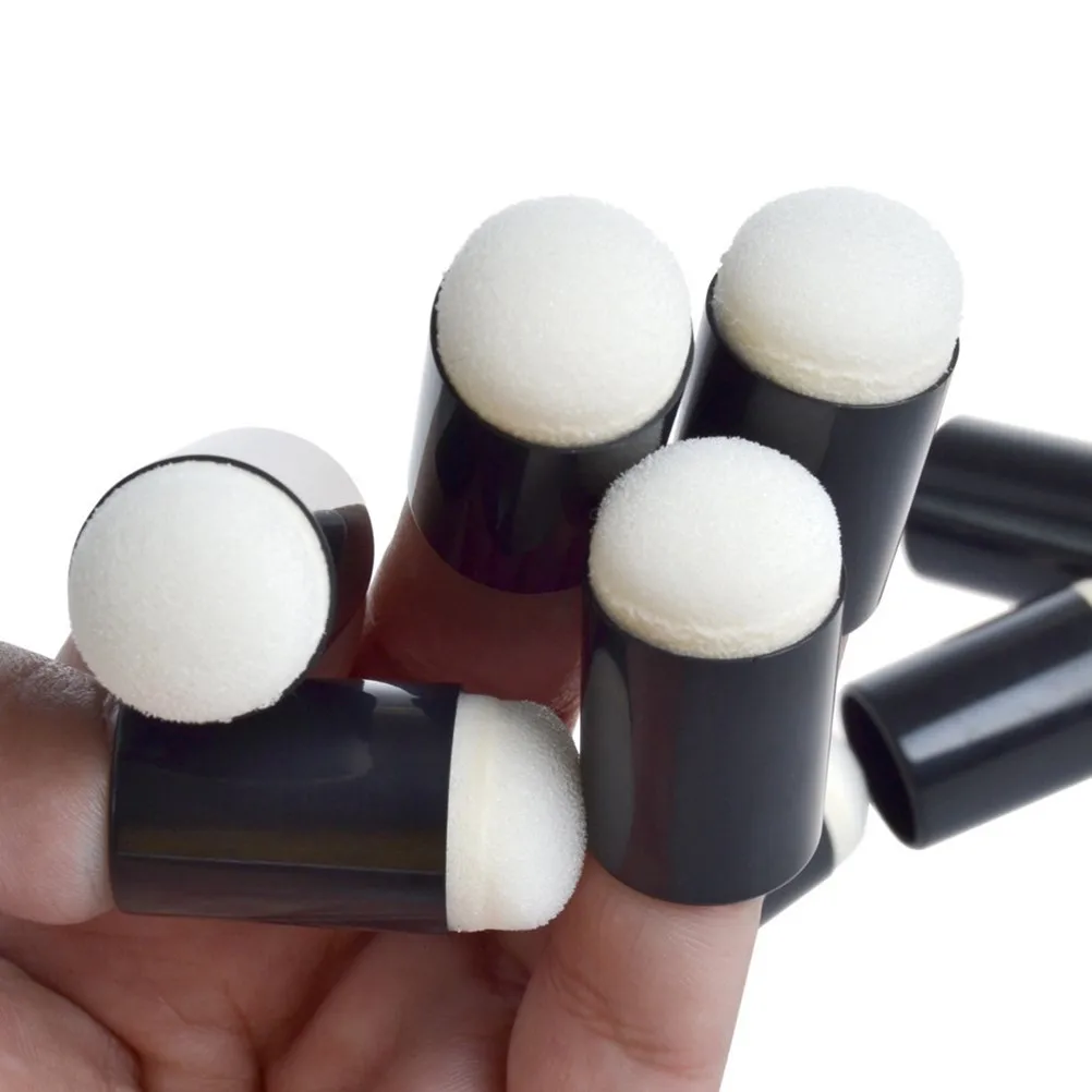 

40 Pcs Finger Painting Sponge Daubers Kids Ink Drawing Applicator Novelty Tool Premium Art Supplies Craft Paint Pens