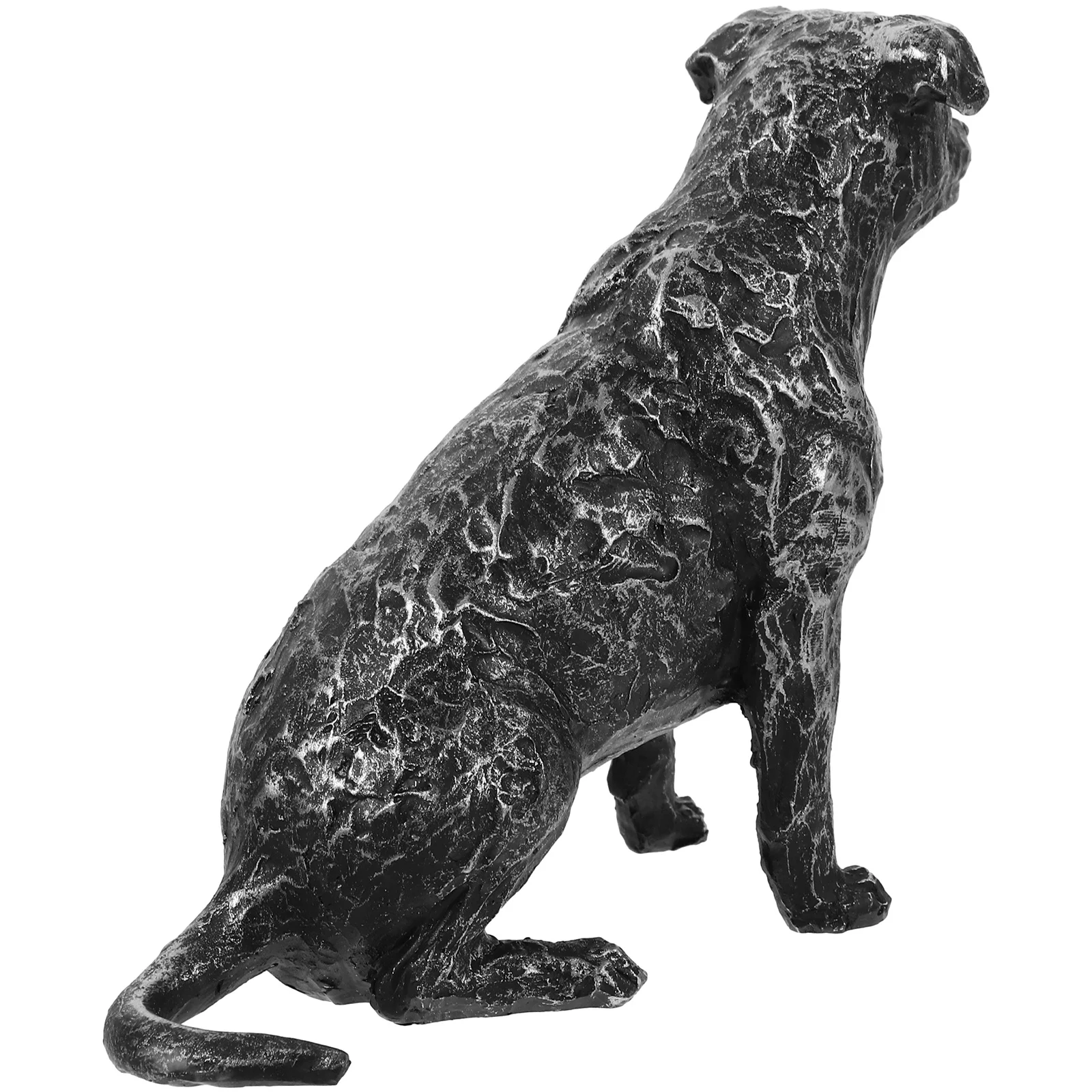 

Vintage Resin Statue Lifelike Sculpture Garden Lawn Decoration Ornament Dog Statues Outdoor Animal Statue