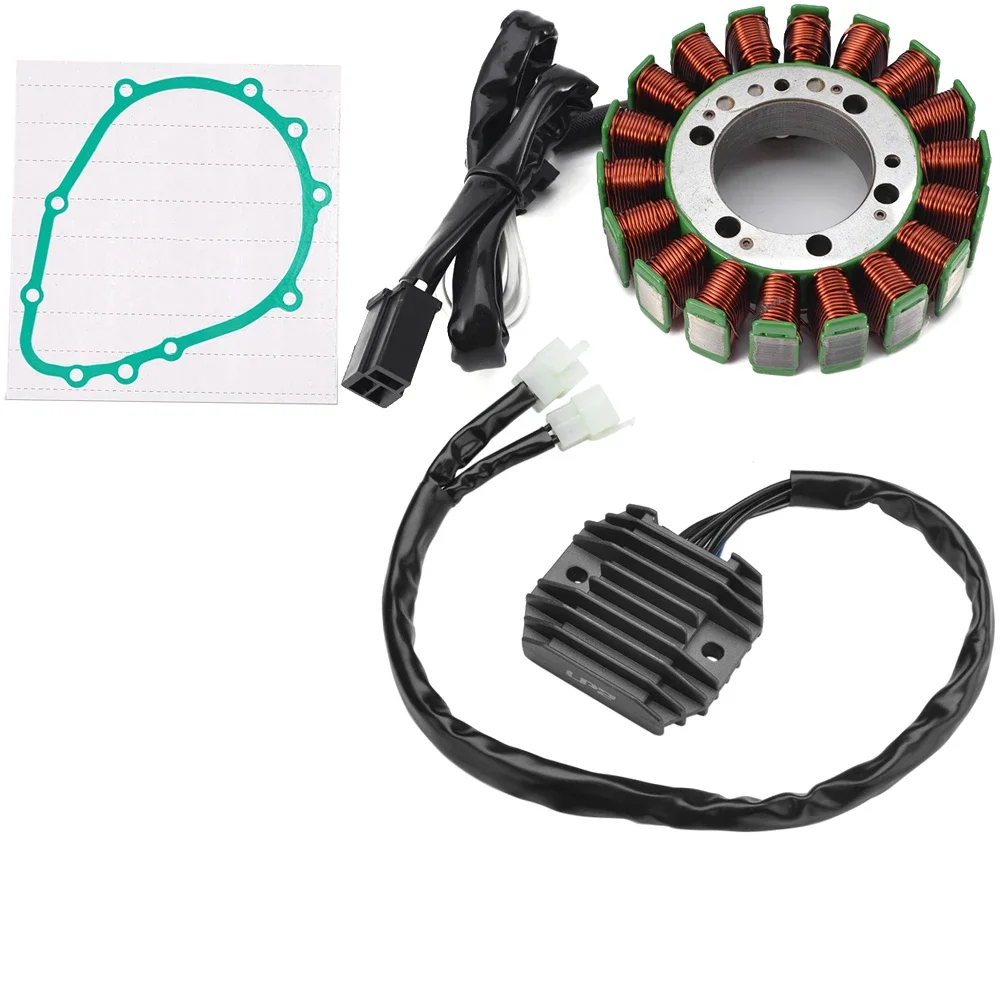 

Регулятор катушки статора, магнитная прокладка выпрямителя для Kawasaki ZX636 Ninja ZX-6R 2005 2006 ZX600 Ninja ZX-6RR 2005