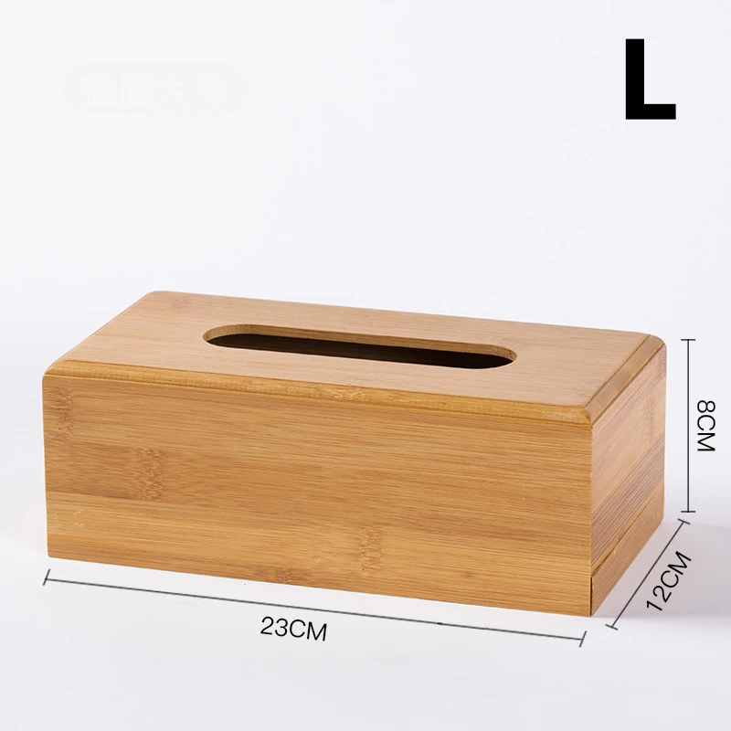 

For Hotel Restaurant Hotel Office Easy-Refill Wooden Tissue Box Modern Minimalist Design Tissue Box Holder Wood Tissue Case