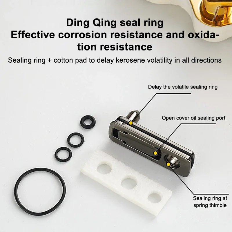 ZorroLighter Cotton Base Fuel Oil Saving Pad Base Sealing Gasket Pad Fit for Lighter Regular Inner Liner Tank Anti-Leak Acc