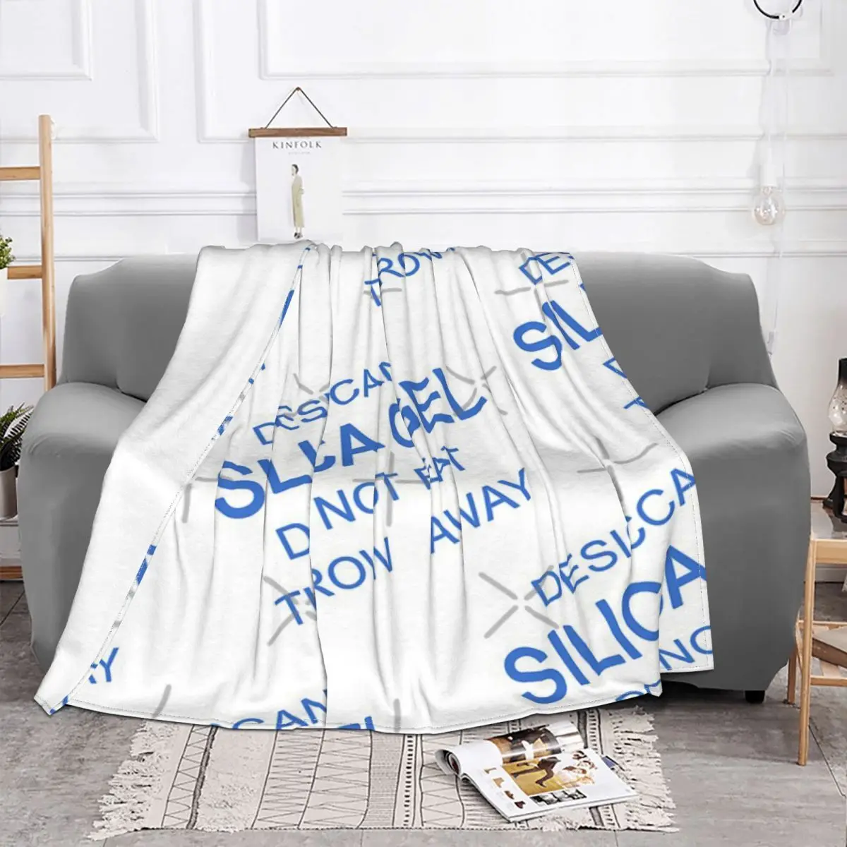 Silica Gel Package Blue Quilt Bed Blankets Quilt For Bed Blankets And Throws Throw Blanket