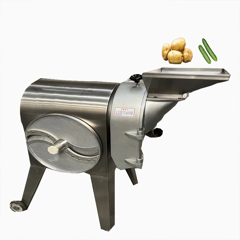 Automatic Commercial Root Vegetable Cutter Slicer Machine Cut Fruit And Vegetable Machine