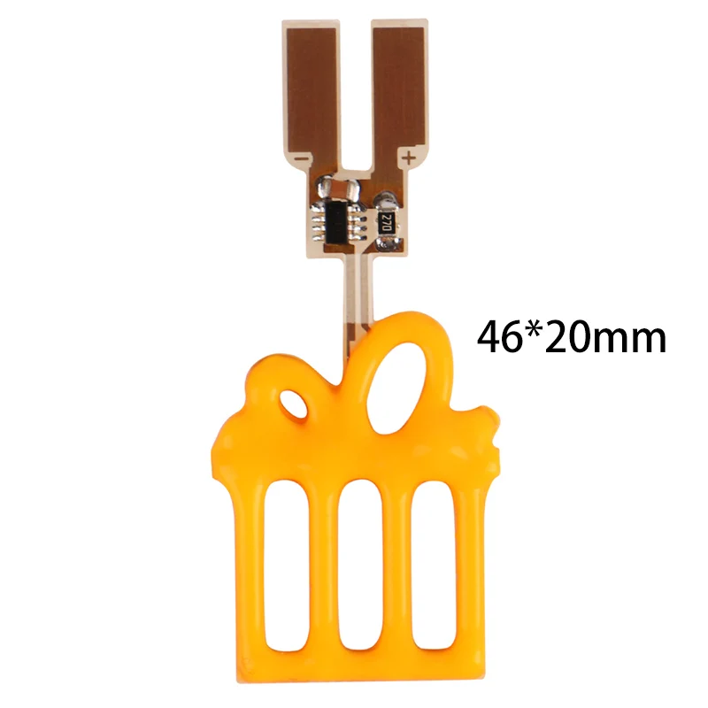 OCONA DC 3 V realistischer flackernder Feuerflammen-Chiplont für DIY-LED-Kerzen, 1800 K Filament, flammenlose Batterie, Kerzenlicht-Zubehör 6