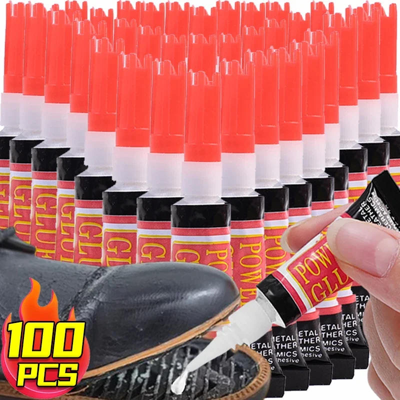 10/100PCS Liquid Super Glue 502 Instant Strong Adhesive Universal Shoe Repair Sealant Glue Stationery Shop Instant Strong Caulk