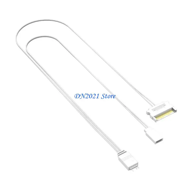 F3KE ARGB Controllers 5V 3Pin Extension Cable Adapters for Motherboards