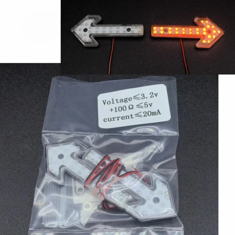 

LED 1 Pair Simulation Turn Signal for 1/14 Tamiya RC Truck Car scania 770s 56362 diy Parts Toys