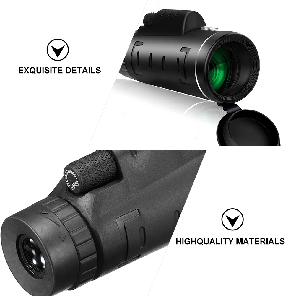 

High Definition Monocular Telescope for Viewing Mini Phone Camping ABS Compact Lightweight Outdoor Hiking Hunting