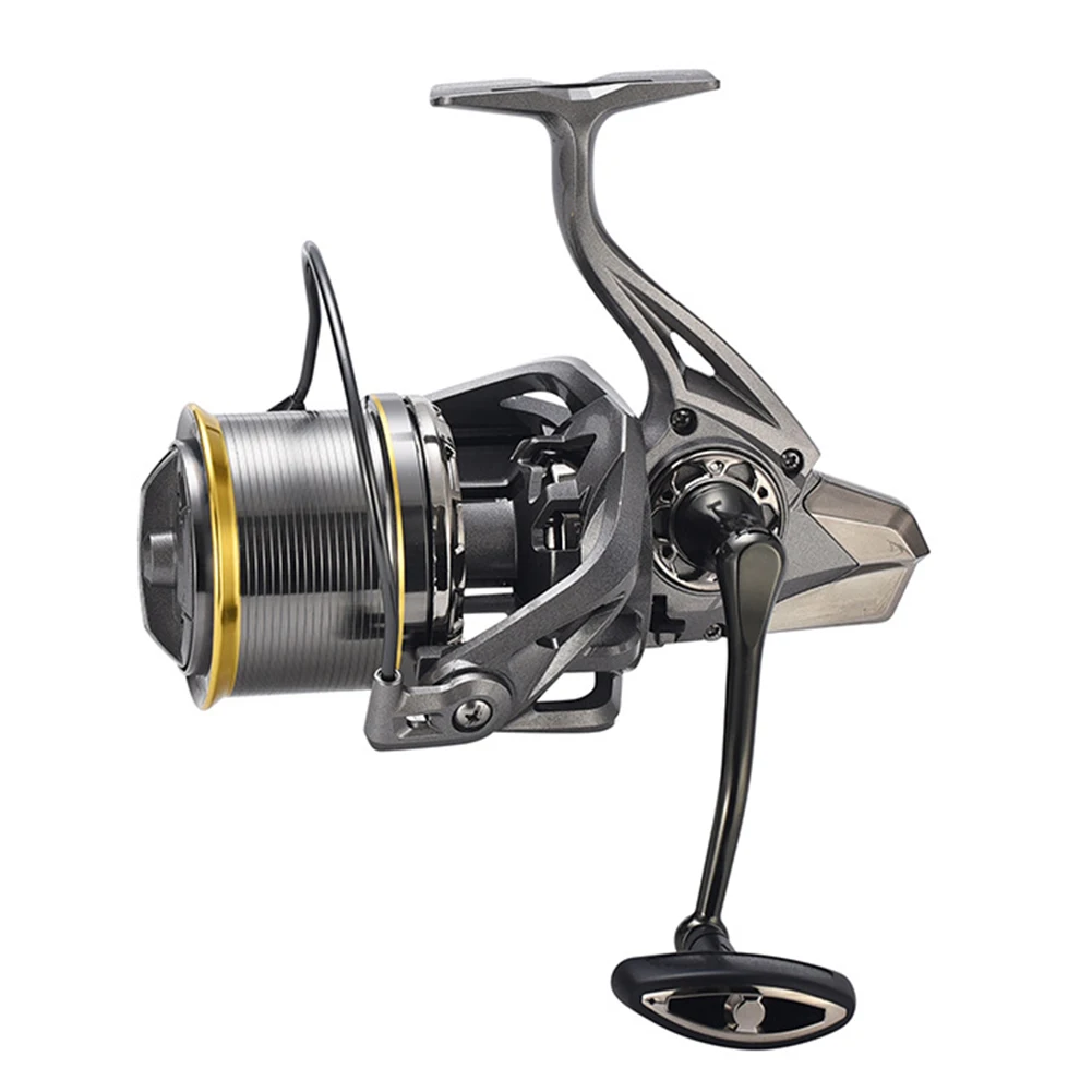 

Spinning Fishing Reel 4.8:1 Max Drag 20KG Long Shot Reel Saltwater Fresh Water 17+1 Bearing Fixed Spool Reels Fishing Tackle