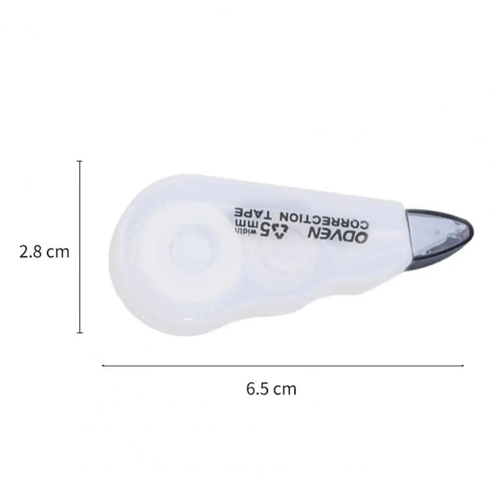 Rodillo de pegamento de plástico ligero, cinta correctora, sin sombra, útil, Color crema