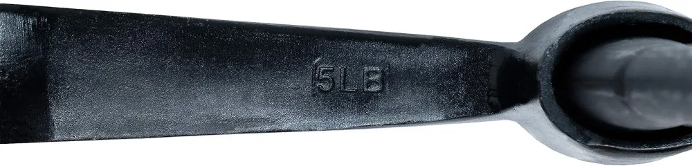 Mattock شديد التحمل مع رأس فولاذي مزورة، ومقبض من الألياف الزجاجية، وقبضة غير قابلة للانزلاق للبستنة والمناظر الطبيعية والعمل في الهواء الطلق #3