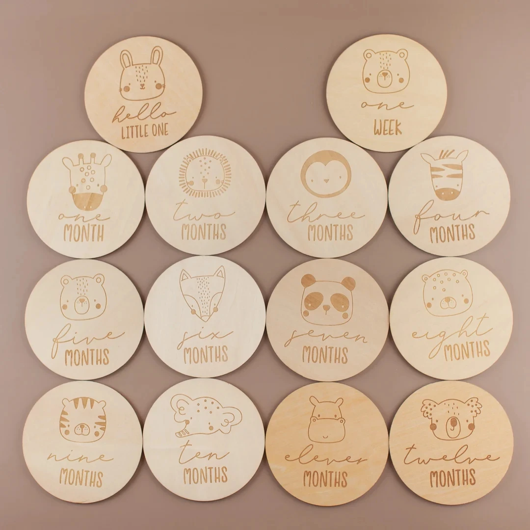 Baby Photography Props - Baby  - огляд і ціна Milestone Card Set