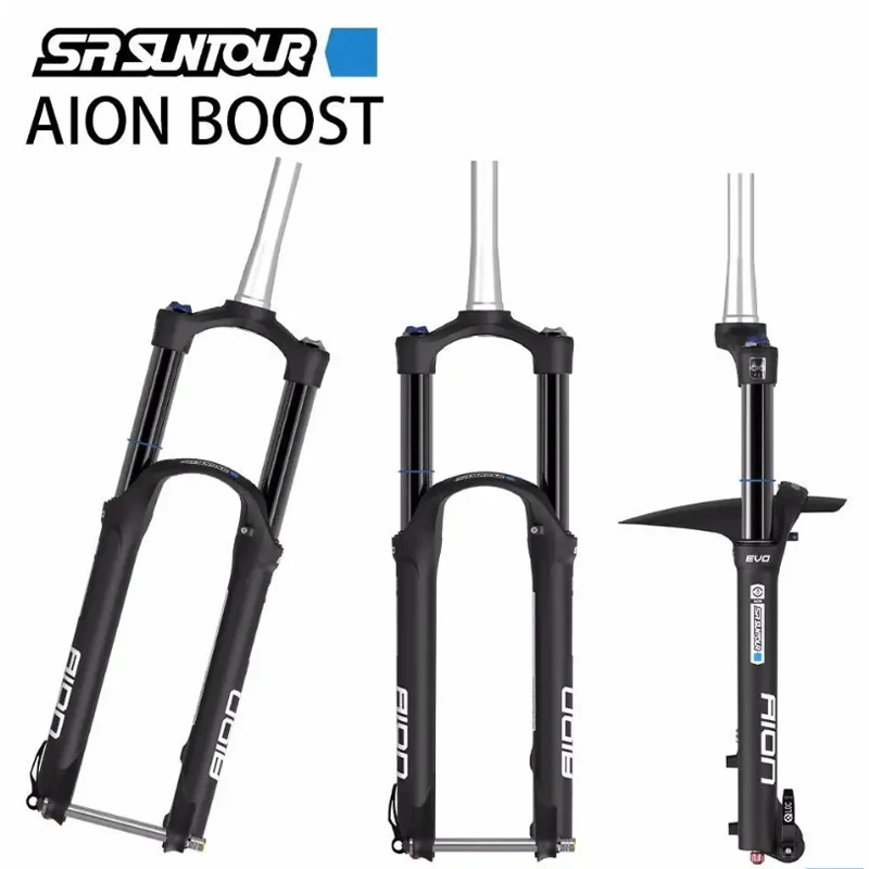 SUNTOUR AION ZERON RAIDON Bicycle Fork 27.5 inch 29 inch Mountain Bike Front Fork Cone Tube Barrel Axle BOOST Offroad Front Fork