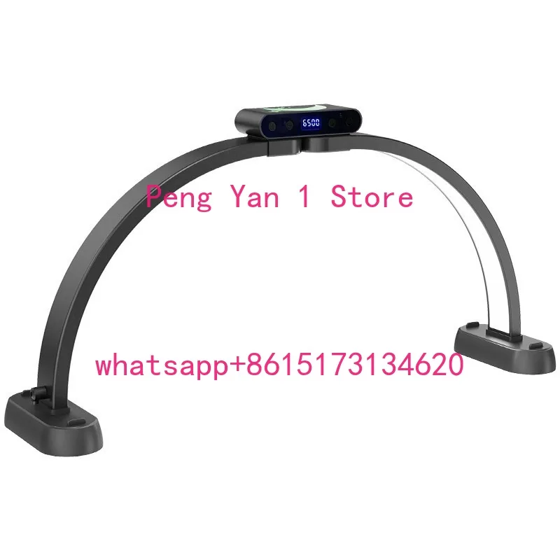 Nail filling light U arc with drill LED eye protection foldable desktop lamp