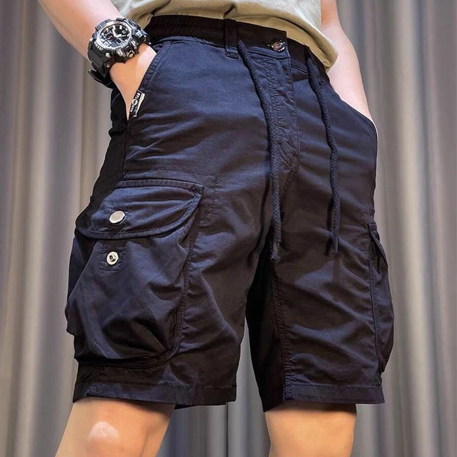 Mens Cargo Shorts With Zipper Hiking Button Short Pants For Men New In Strech Elegant Vintage Beautiful Popular Summer Y2k