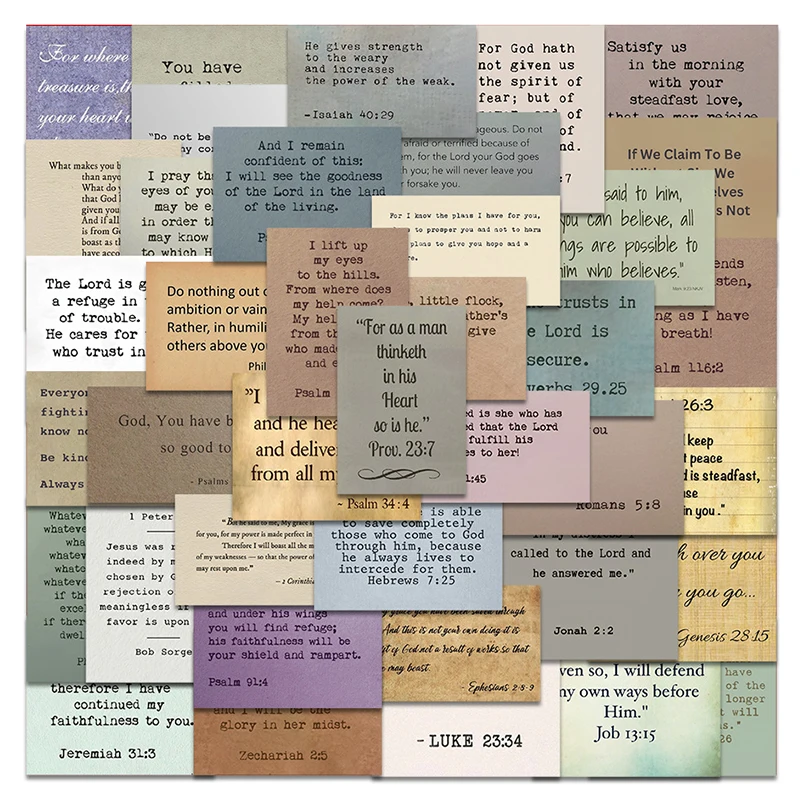 

60PCS Motivational Phrases Vintage Stickers Aesthetic Decoration Notebook Diary Water Bottle Famous Quotes Decals Kids Toys Gift