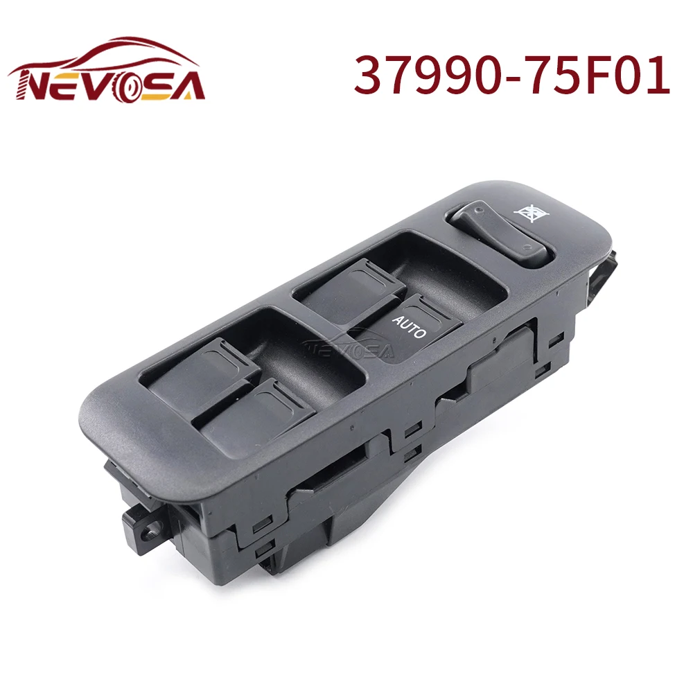 

NEVOSA For Suzuki Grand Vitara 1999-2004 37990-75F01 Front Right RHD Auto Power Window Control Switch Door Lock 10Pins