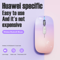 FMOUSE M103 Bluetooth wireless mute mouse dual mode 4-speed battery display 1600DPI desktop laptop universal