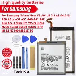 Battery For Samsung Galaxy Note S9 A01 J1 2 3 A3 S4 A13 A42 A24 A20 A21s A31 A33 A40 A41 Ace 3 Mini Pro i9200 S5368 W559 i8260
