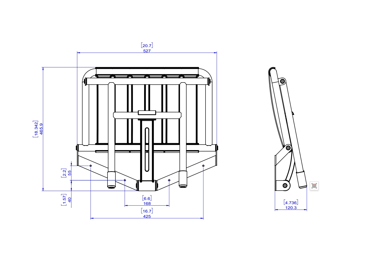 The foldable white ABS shower chair is stylish and suitable for indoor and outdoor use.