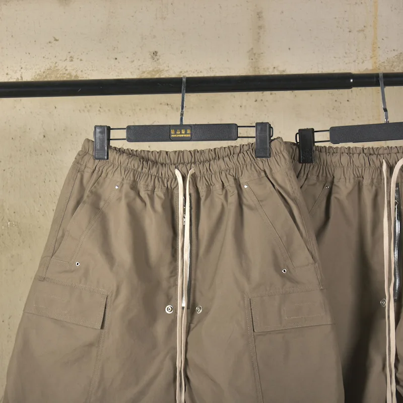 High Street RO Shorts Hard Cotton Workwear High Street Five Quarter Pants Loose and Trendy Men's Casual Loose Shorts