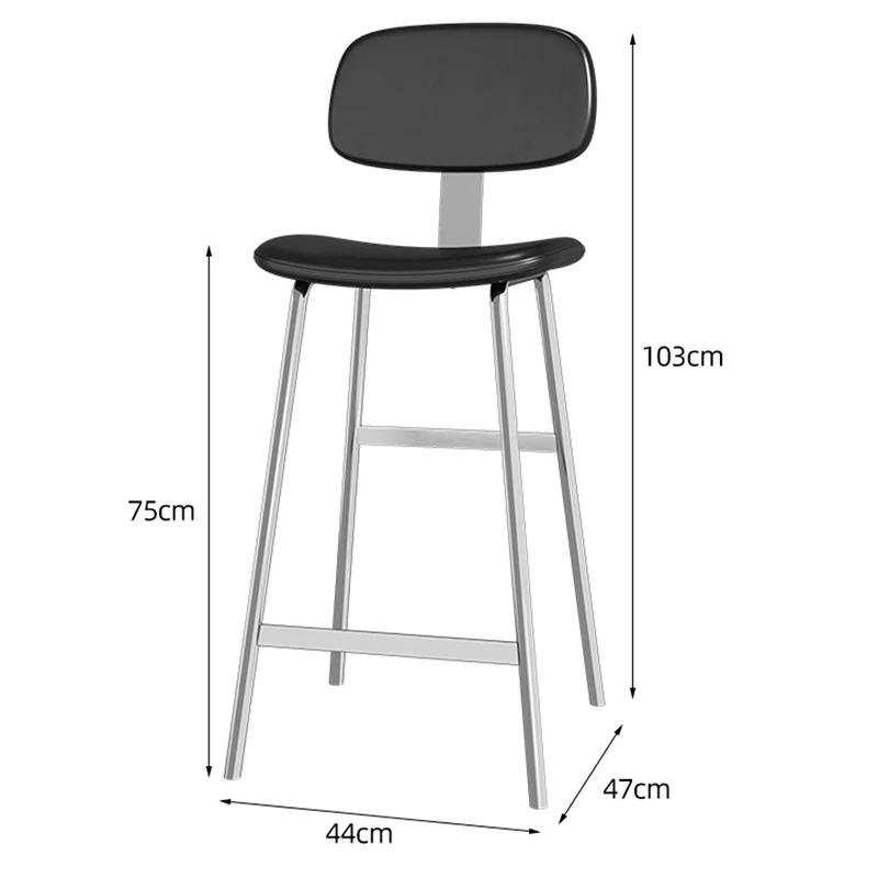 Luxury Modern Bar Stools Kitchen Design Bedroom Home Bar Stool Nordic Modern Taburetes De Bar Restaurant Furniture