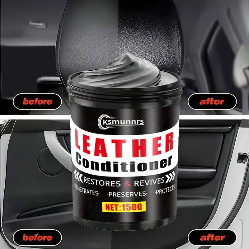 

Автомобильная паста для обновления пластика и кожи, многоповерхностный набор для ухода за автомобилем, воск для полировки кожаных сидений, средство для восстановления старения пластиковых отделки,