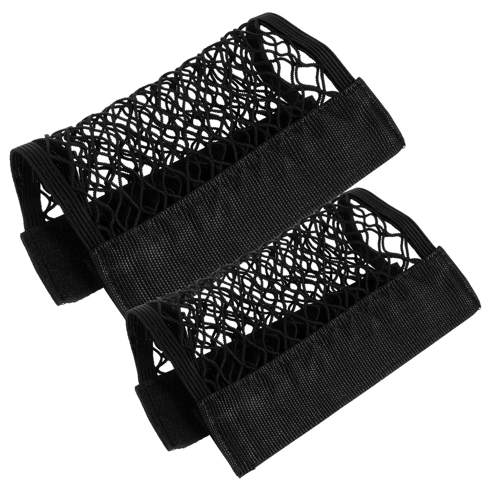 

2pcs Front Nets Seat Pocket Elastic Net Universal Car Organizer Large Capacity Multi-Functional Storage Debris Durable High