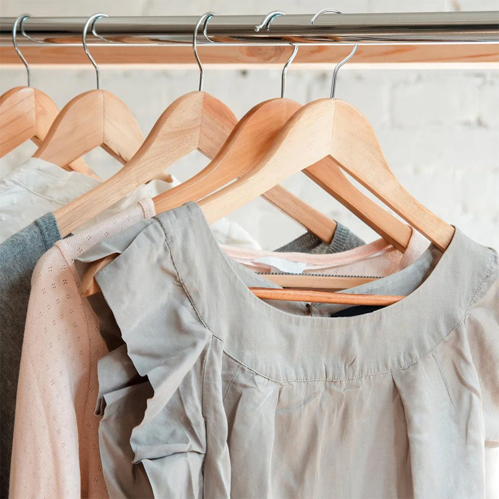 20 قطعة السراويل البلاستيكية شماعات السنانير سميكة طويلة تصميم دائري خزانة معلقة المنظم للملابس التنانير الجينز توفير المساحة #4