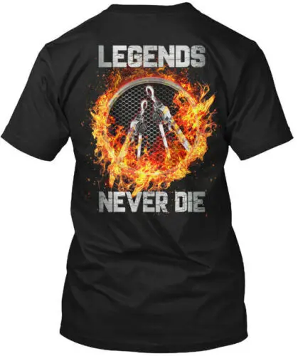 

Lineman Legends Never Die T-Shirt Made in the USA Size S to 5XL