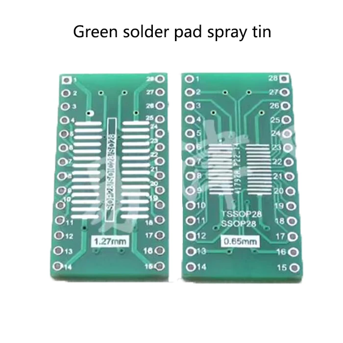 SOP28 to DIP28 Converter TSSOP SOIC SSOP28 Adapter Board unleaded SMT to direct insertion adapter board --50pcs/lot