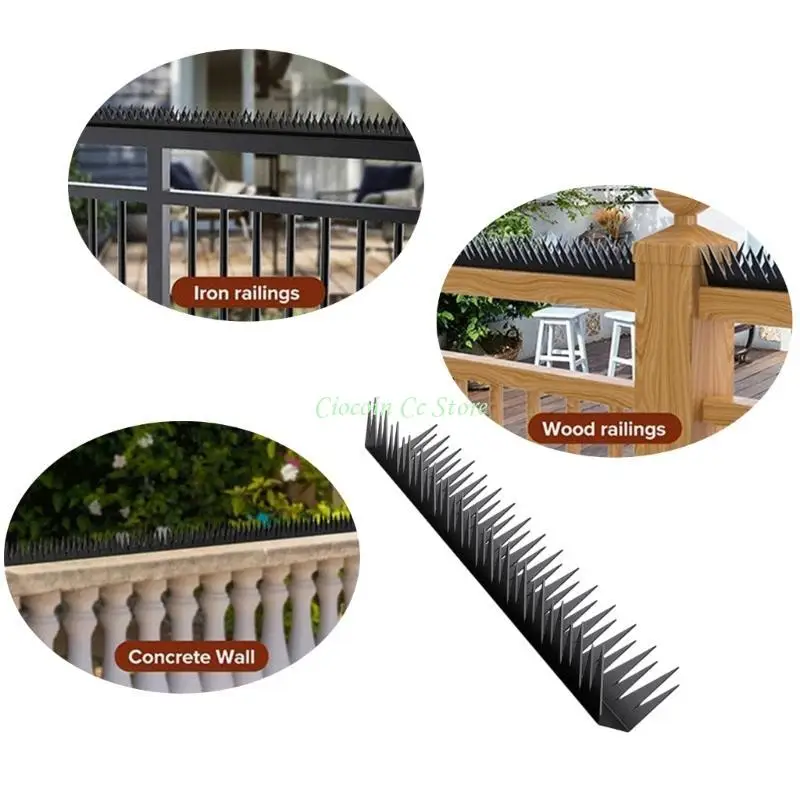 

X90F Weatherproof Metal Spikes Antibird Spikes For Home And Commercial Safety 6pcs