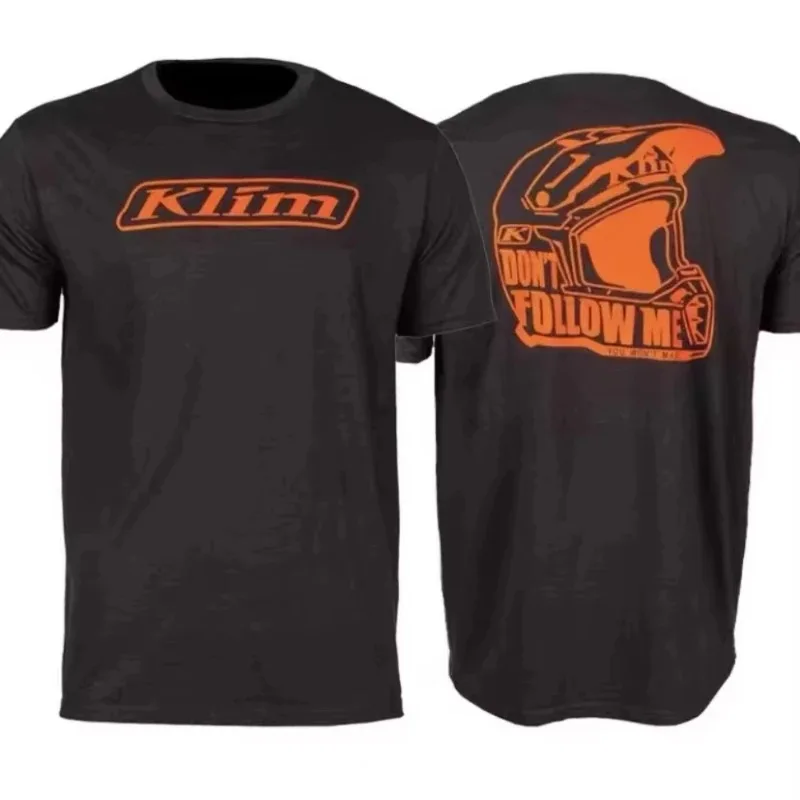 OrangeLAB Klim Motorcycle Rider T-shirt Cotton Graphic Printing High-end Luxury Unisex Style Both of Men and Women