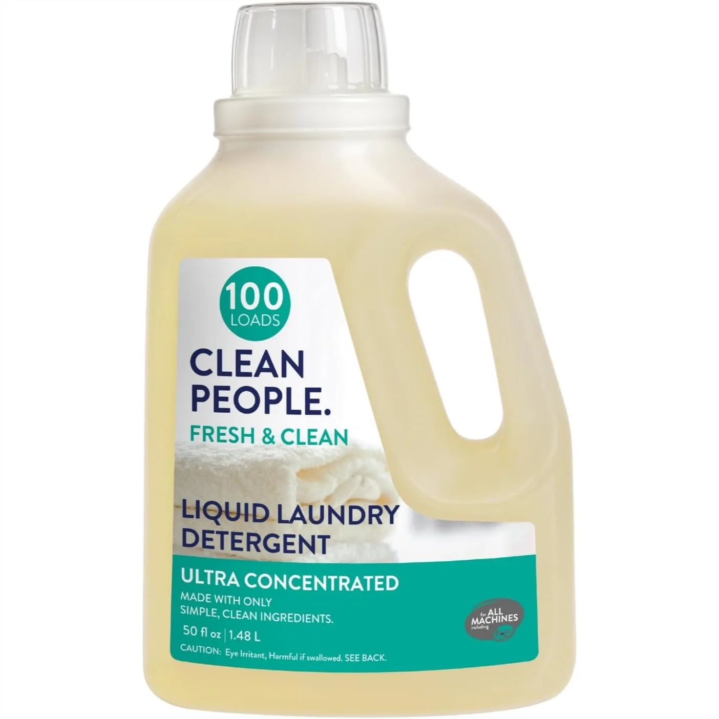 

Liquid Laundry Detergent, Ultra Concentrated Stain Fighting Laundry Soap with Fresh Scent, 50 fl oz