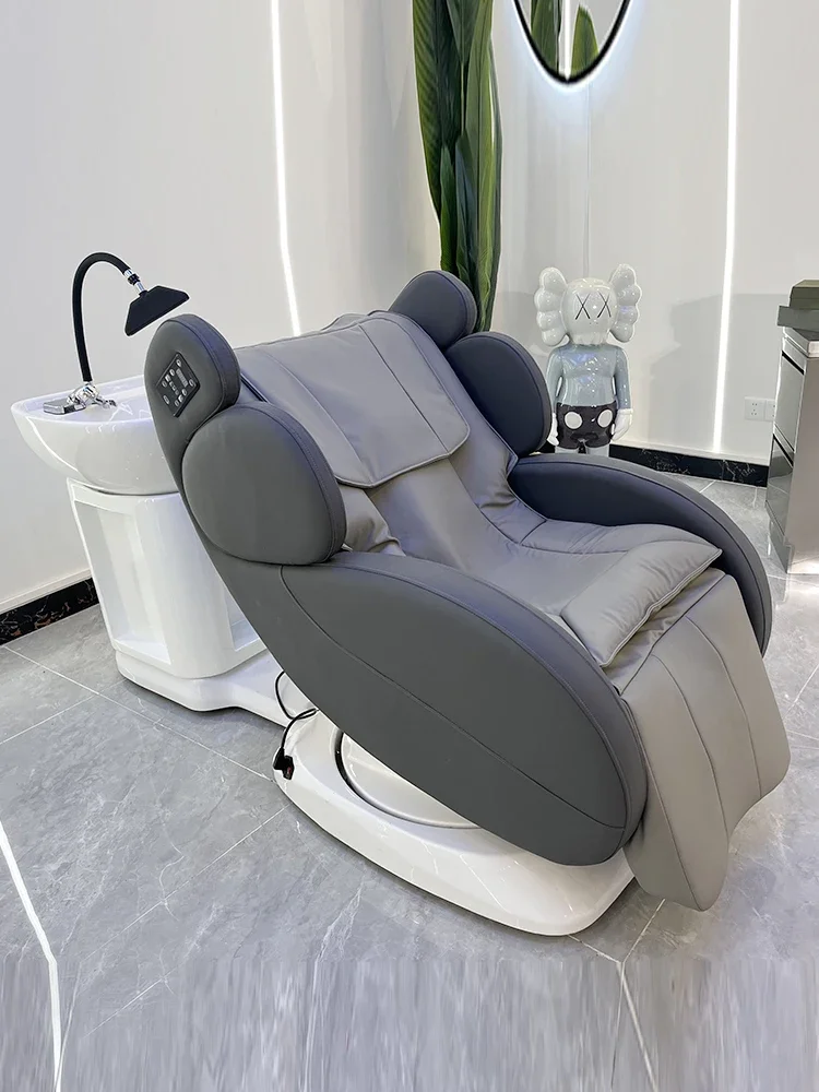 Intelligent Electric Massage Flushing Bed Multifunctional Rotating Nursing Chair Automatic Shampoo Chair