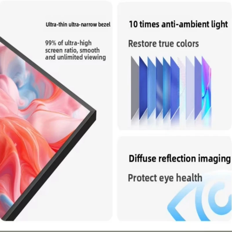 R 92 100 120 135 150 180 200 pollici PVC stile schermo di proiezione a cornice fissa per home theater o cinema Schermo a cornice fissa 4K/8K