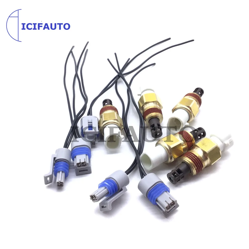 

5x коллектор, датчик температуры впускного воздуха, зарядки, датчик IAT и разъем MAT ACT для GM Buick Cadillac 25037334