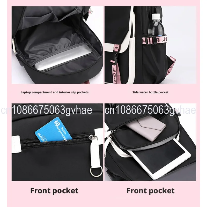 My Hero Academia Anime Print Student Backpack Lightweight Casual Daypack for Girls School Travel