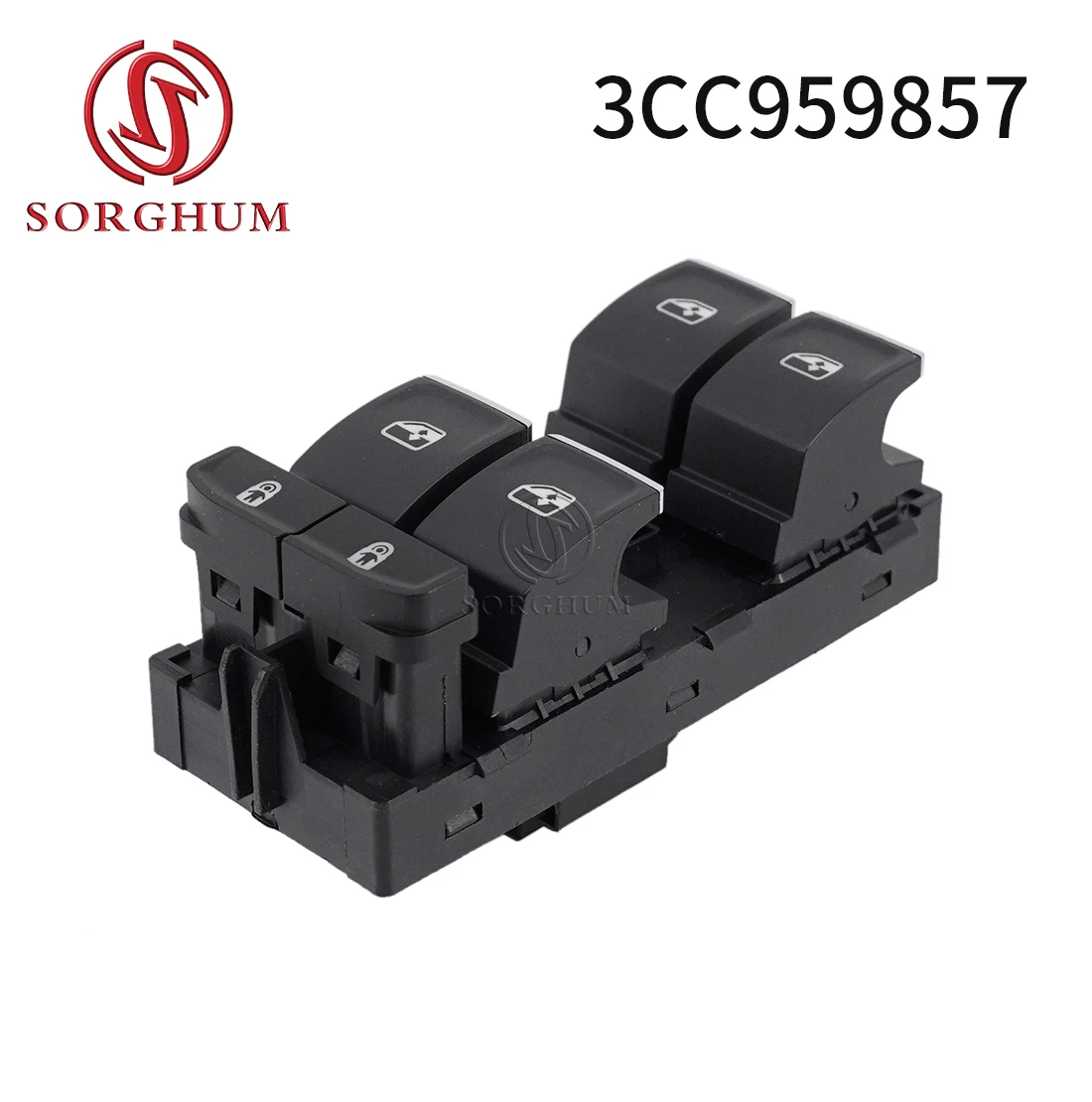 SORGHUM 3CC959857 For VOLKSWAGEN VW Car Front Left Electric Power Window Switch Button Master Contorl Regulator Car Accessories