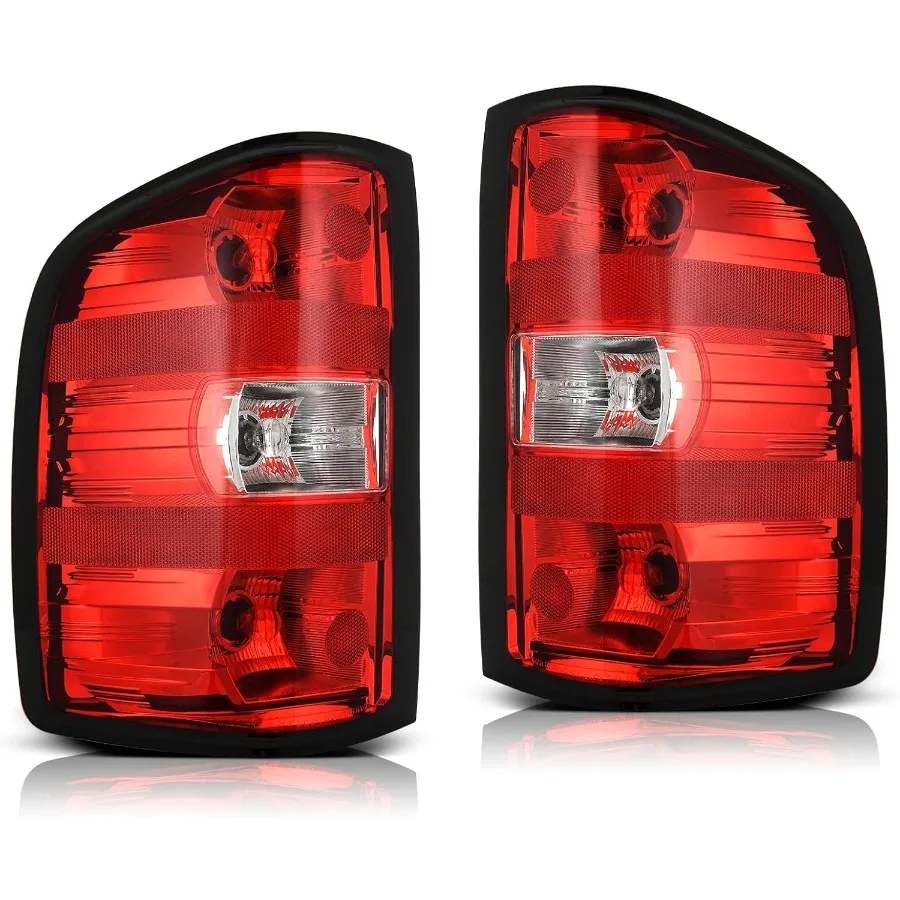 

Rear Tail Light Tail Lamp with Bulb and Harness Compatible with 20072013 Chevy Silverado 1500 2500HD 3500HD and 2014 Silverado